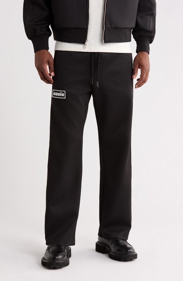 プレジャーズ メンズ ボトムス カジュアルパンツ トラックパンツ PLEASURES x Oasis Forever Track Pants Black ブラック