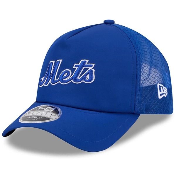 ニューエラ メンズ アクセサリー 帽子 Mens New Era Royal New York Mets 2026 Batting Practice Alternate Apex 9FORTY Adjustable Hat Royal