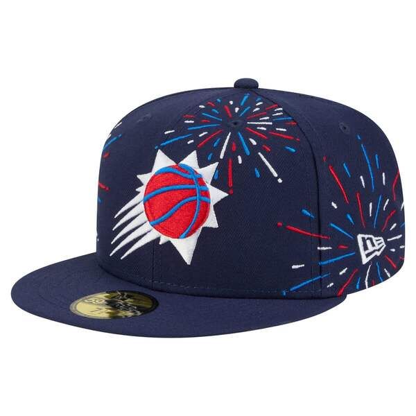 ニューエラ メンズ アクセサリー 帽子 MensNew Era Navy Phoenix Suns Americana Fireworks 59FIFTY Fitted Hat Navy ネイビー 14,230円