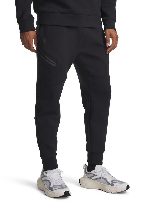 アンダーアーマー メンズ ボトムス カジュアルパンツ ジョガーパンツ フリース Under Armour Unstoppable Fleece Joggers 001 Black ブラック