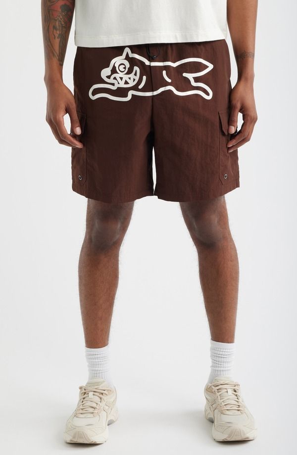 アイスクリーム メンズ ボトムス カジュアルパンツ ショートパンツ ICECREAM Breeze Cargo Shorts Chestnut