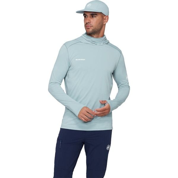 マムート メンズ トップス シャツ Mammut Selun Fl Sun Hooded Shirt Mens Nebla