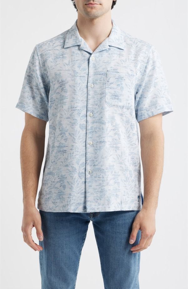 トッミーバハマ メンズ トップス シャツ フラワー柄 フラワー Tommy Bahama Torres Gardens Floral Jacquard Short Sleeve ButtonUp Shirt Deep Space 26,520円