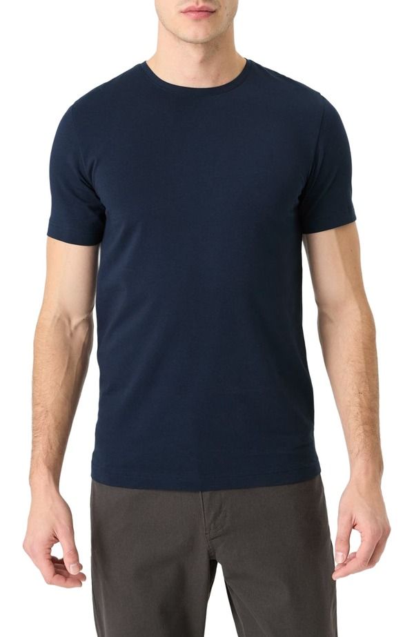 パクト メンズ トップス Tシャツ スリムフィット クルーネック コットン Pact Luxessential Slim Fit Crewneck Tee Made With Organicottonavy ネイビー