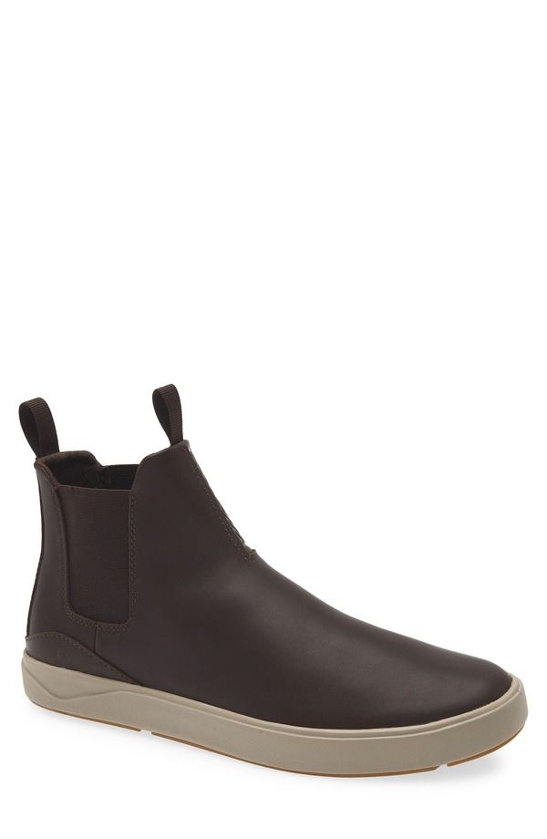 オルカイ メンズ シューズ ブーツ・レインブーツ チェルシーブーツ チェルシー OluKai Laeahi Mid Chelsea Boot Dk Java Dk Java