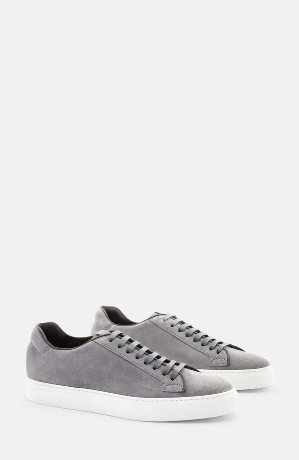 スカロッソ メンズ シューズ スニーカー SCAROSSO Ugo Sneakers Grey Suede グレー