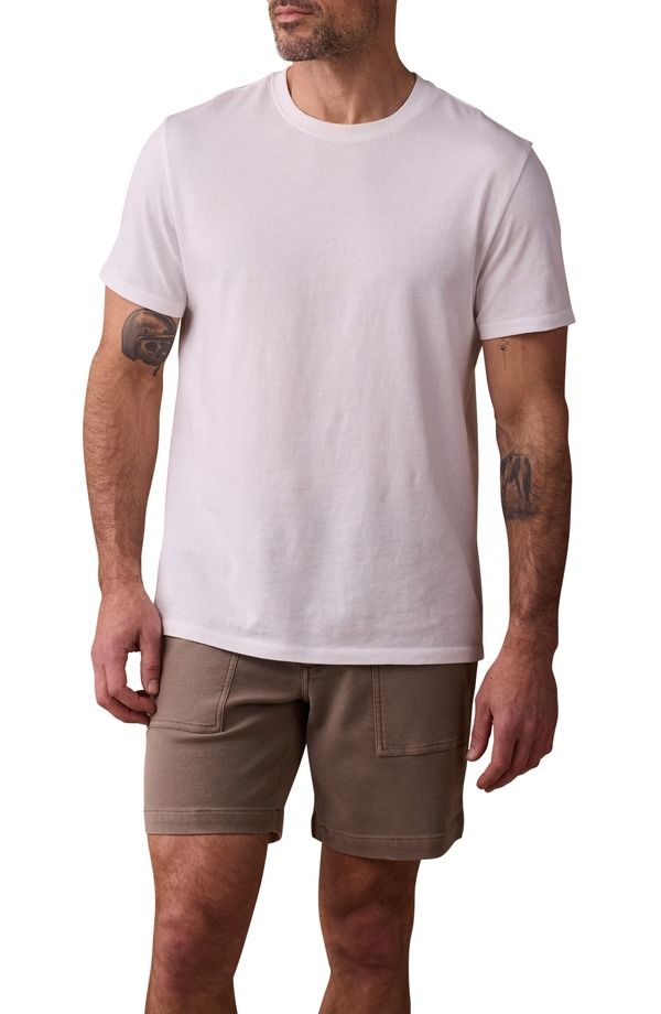 ノーマルブランド メンズ トップス Tシャツ コットン ジャージー The Normal Brand Normal Cotton Jersey TShirt White ホワイト