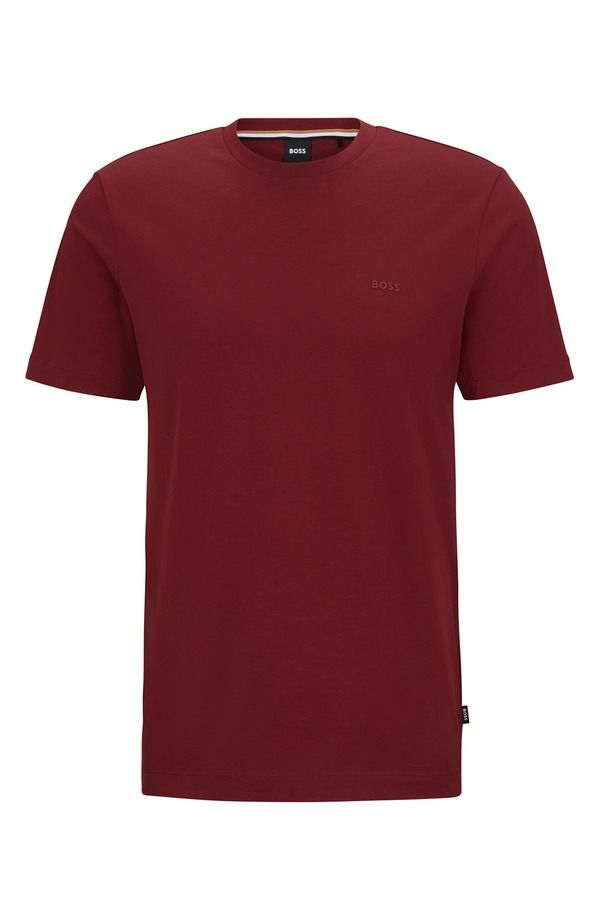 ボス メンズ トップス Tシャツ BOSS Thompson Solid TShirt Dark Red レッド