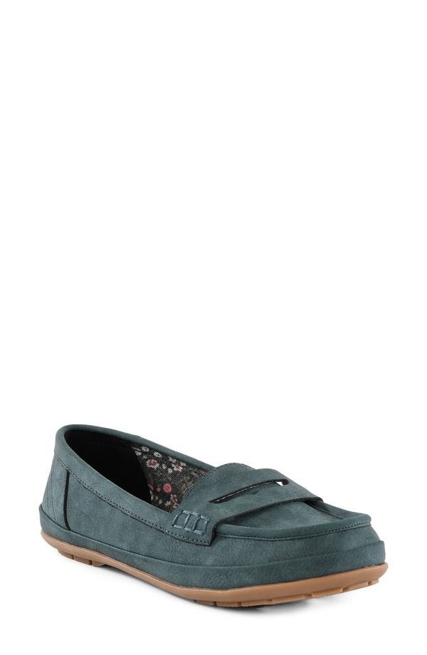 BC フットウェア レディース シューズ スリッポン・ローファー BC Footwear Olivia Penny Loafer Blue ブルー
