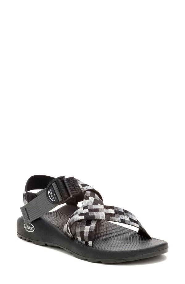 チャコ レディース シューズ サンダル Chaco Mega Z Classic Sandal Pixel Black White ホワイト