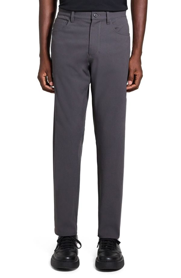 セオリー メンズ ボトムス カジュアルパンツ Theory Raffi Twill Pants Dark Grey B08 グレー