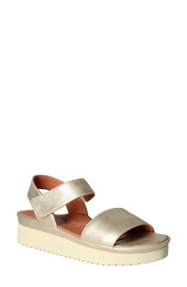ラモールドピード レディース シューズ サンダル プラットフォーム LAmour des Pieds Abrilla Platform Sandal Gold ゴールド