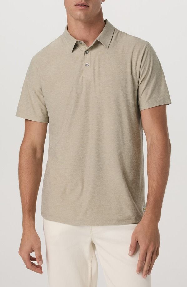 ビュオーリ メンズ トップス ポロシャツ Vuori Strato Tech Performance Polo Truffle Heather ヘザー