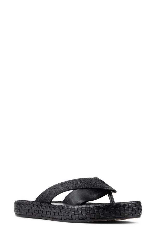 ドナルドプリネール レディース シューズ サンダル プラットフォーム Donald Pliner Dasara Platform Flip Flop Black ブラック