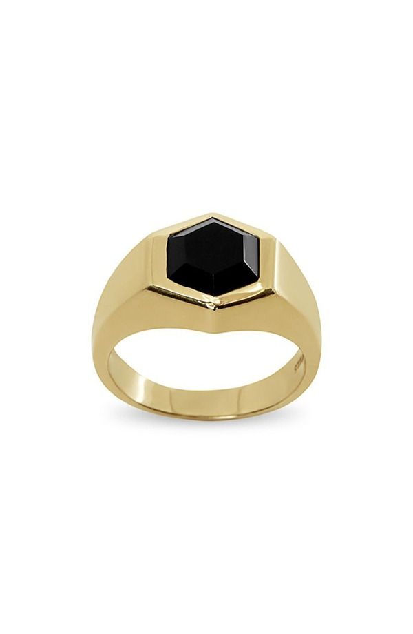 アルジェントヴィーヴォ レディース アクセサリー 指輪 Argento Vivo Sterling Silver The Onyx Rico Ringold ゴールド 18,186円