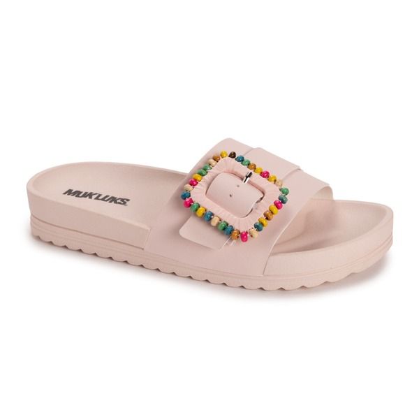 ムクルクス レディース シューズ サンダル MUK LUKS Womens Grand Colette Sandal Rosewater Pink ピンク