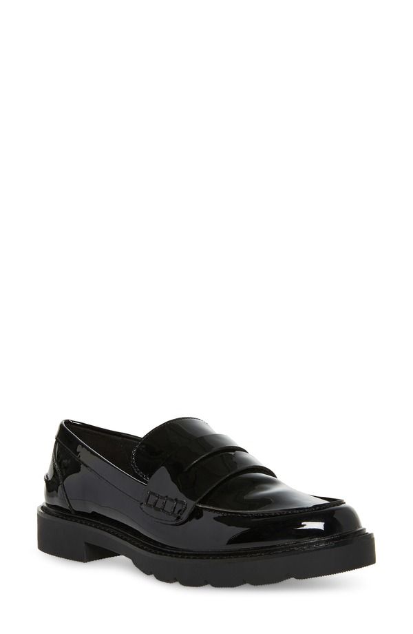 アンクライン レディース シューズ スリッポン・ローファー Anne Klein Emmylou Penny Loafer Black PatentBlack ブラック 21,885円