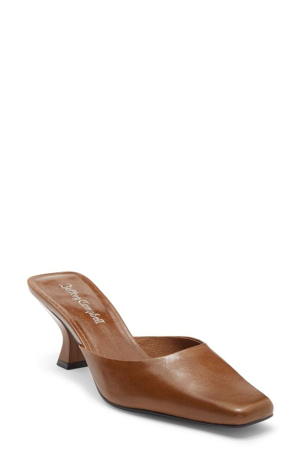ジェフリー キャンベル レディース シューズ ヒール Jeffrey Campbell Stetson Mule Dark Camel キャメル