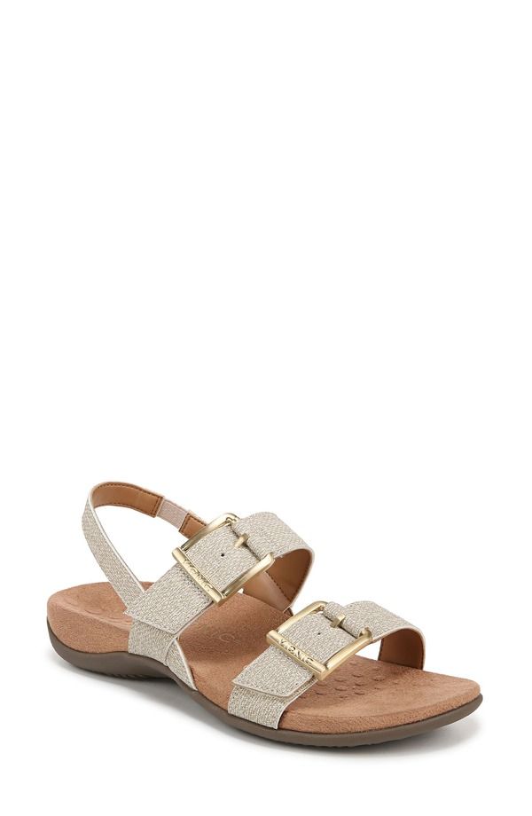 バイオニック レディース シューズ サンダル Vionic Reese Slingback Sandal Oatmeal オートミール