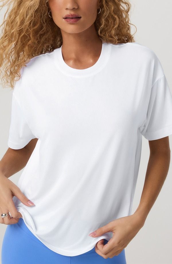 ビュオーリ レディース トップス Tシャツ Vuori Energy Long TShirt White ホワイト