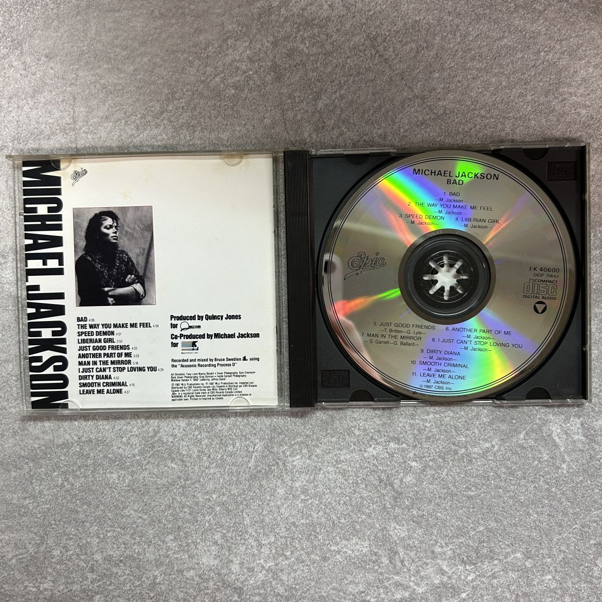 CD/マイケル・ジャクソン BAD / MICHAEL JACKSON CD EK40600 - メルカリ