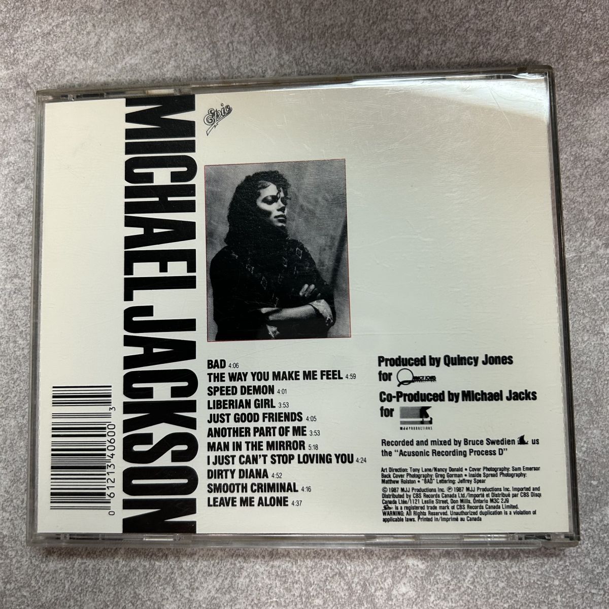 CD/マイケル・ジャクソン BAD / MICHAEL JACKSON CD EK40600 - メルカリ