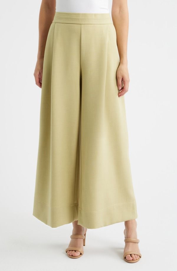 ウィットウィズダム レディース ボトムス カジュアルパンツ ワイドレッグ Wit Wisdom Ultra Skyrise Wide Leg Pants Dried Moss