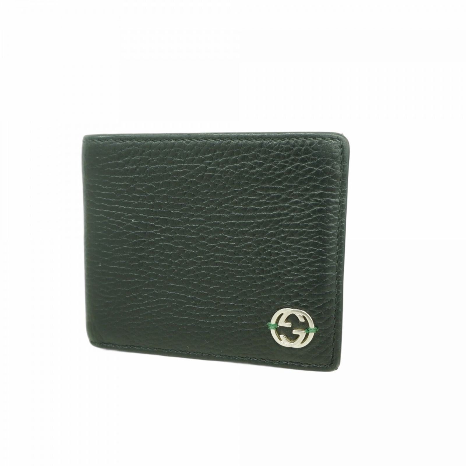グッチ(Gucci) グッチ 財布 インターロッキングG 610466 レザー ブラック メンズ