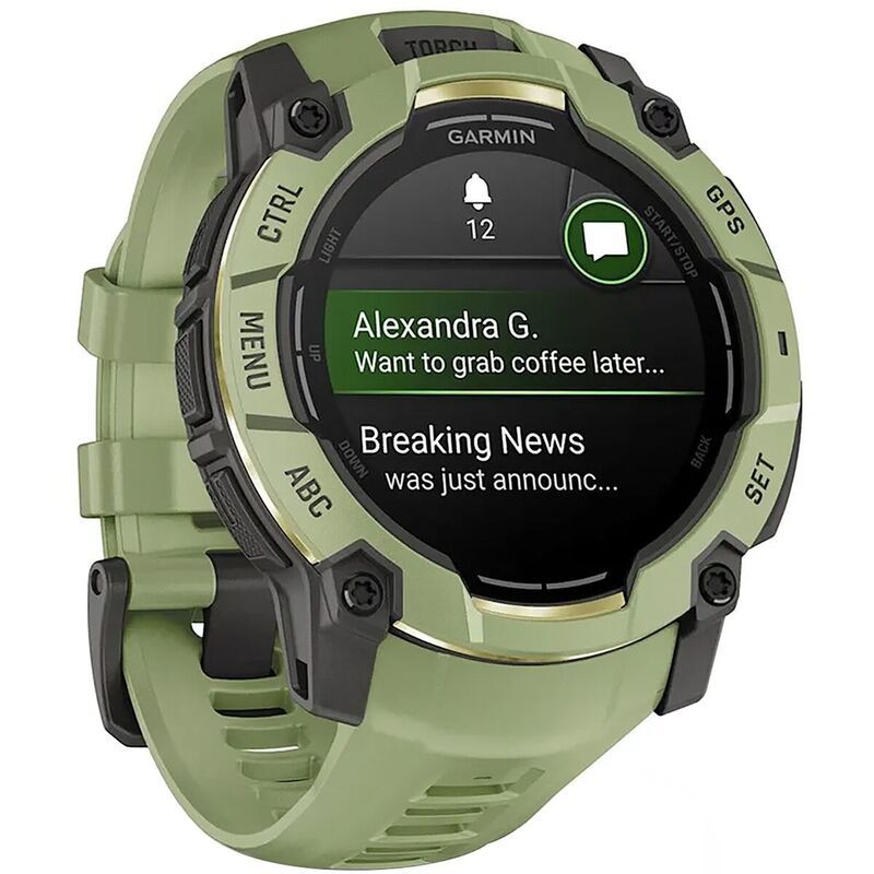 ガーミン メンズ アクセサリー 腕時計 Garminstinct 3 AMOLED Sport Watch Fern Green グリーン