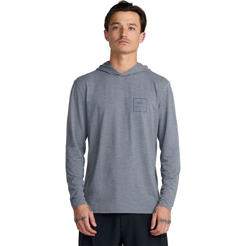 ルーカ メンズ トップス シャツ パーカー RVCA Surf Shirt Hoodie Mens Heather Grey グレー