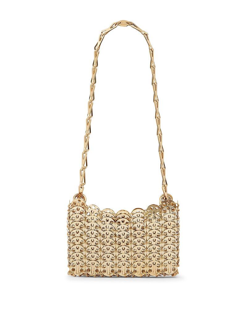 ラバンヌ レディース バッグ Rabanne 1969 Nano Pochette Light Gold ゴールド