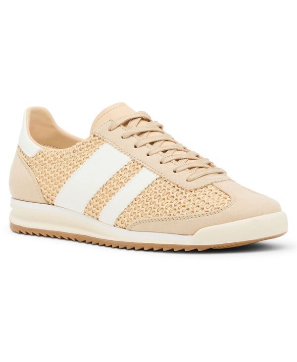 マッデンガール レディース シューズ スニーカー Madden Girl Womens Jumper Low Profile Retro Sneakers Natural RaffiaWhite ホワイト