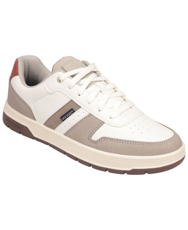 ドッカーズ メンズ シューズ スニーカー レース Dockers Mens Energy Lo Synthetic LaceUp Sneakers WhiteCappuccinoMocha ホワイト