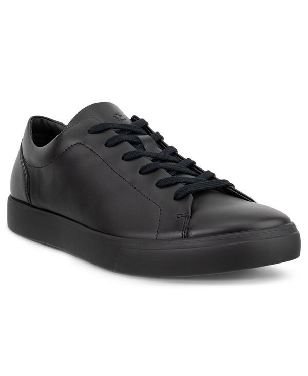 エコー メンズ シューズ スニーカー レース Ecco Mens LaceUp Round Toe Sneakers Black ブラック