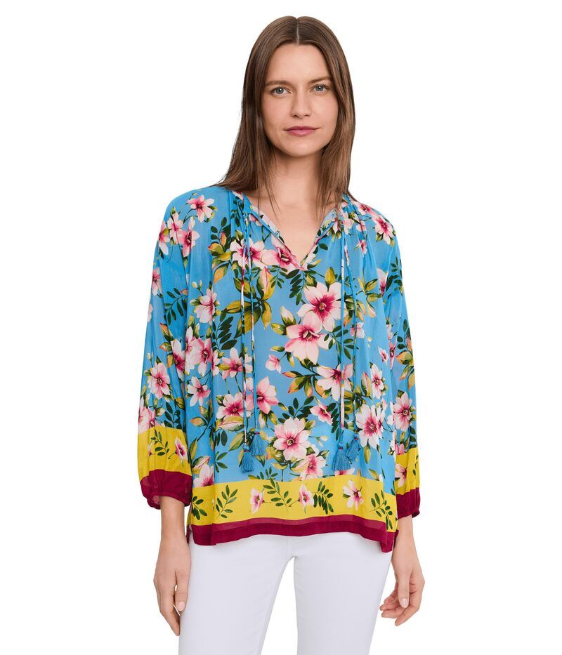 ジョニーワズ レディース トップス シャツ ブラウス Johnny Was Margot Blouse GenevaWo Geneva Scarf