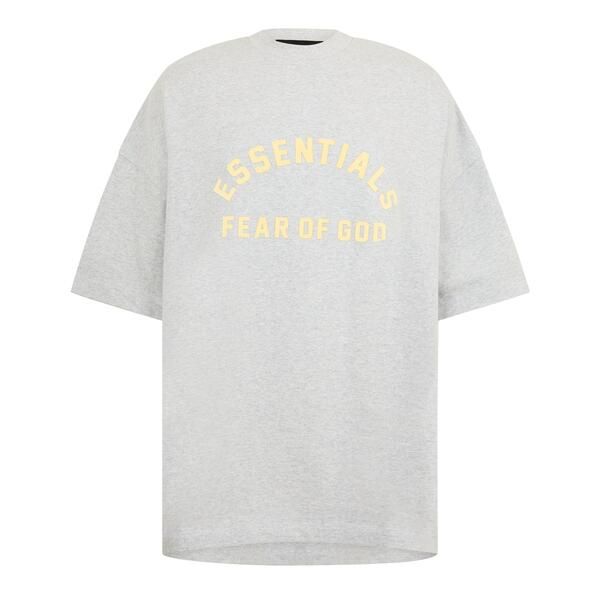 フィアオブゴッド メンズ トップス Tシャツ Fear Of God Essentials Mens TShirt Lighthr Grey グレー