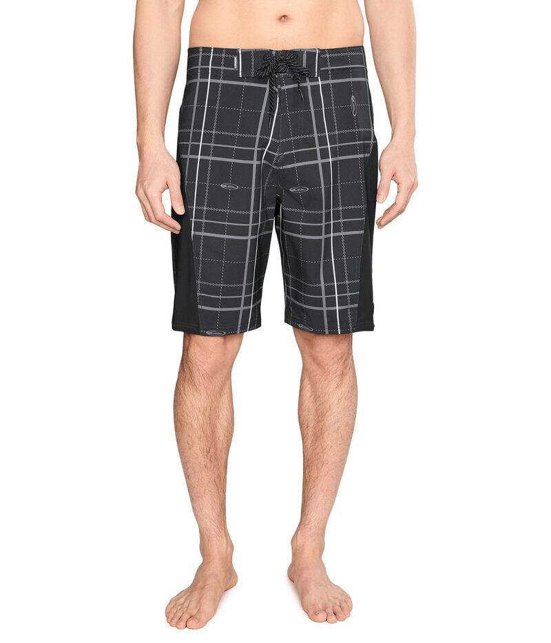 クイックシルバー メンズ 水着 ハーフパンツ・ショーツ ショートパンツ Quiksilver Channel 21 Boardshorts Black ブラック