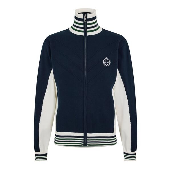 スラセンジャー メンズ アウター ジャケット・ブルゾン Slazenger Mens OffCourterrace Track Jacket Blue ブルー