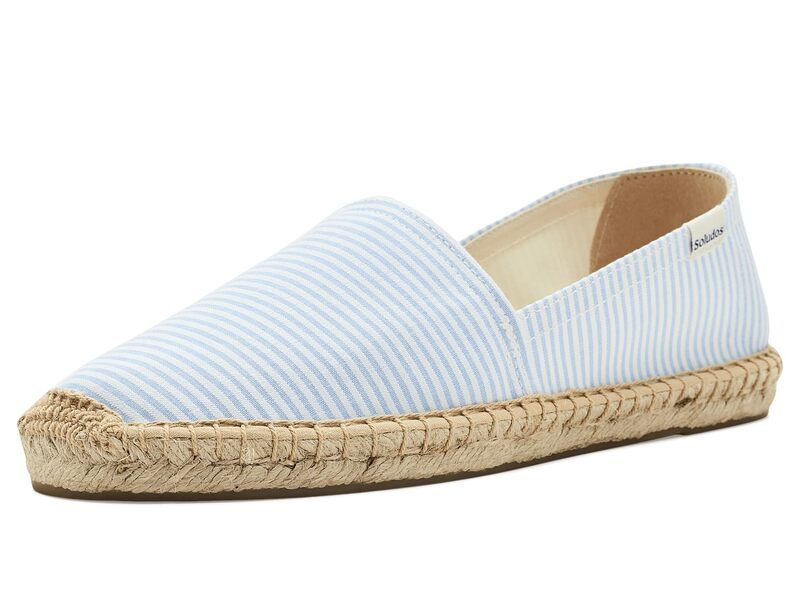 ソルドス レディース シューズ スリッポン・ローファー Soludoseersucker Original EspadrilleWo Classic Blue ブルー
