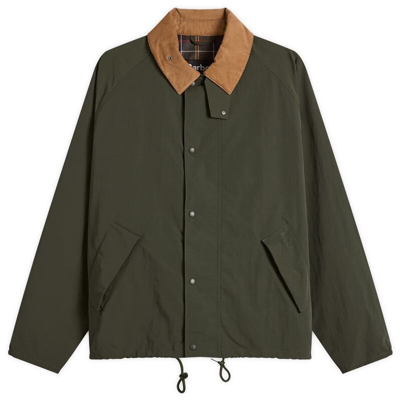 バブアー メンズ アウター ジャケット・ブルゾン ナイロン Barbour Transport Nylon Casual Jacket Sage セージ