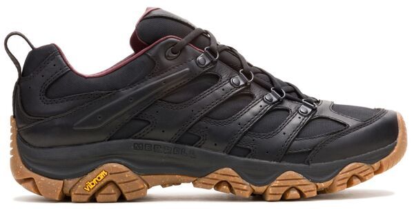 メレル メンズ シューズ スニーカー レザー Merrell Mens Moab 3 Luxe Leather Hiking Shoes BlackGum ブラック