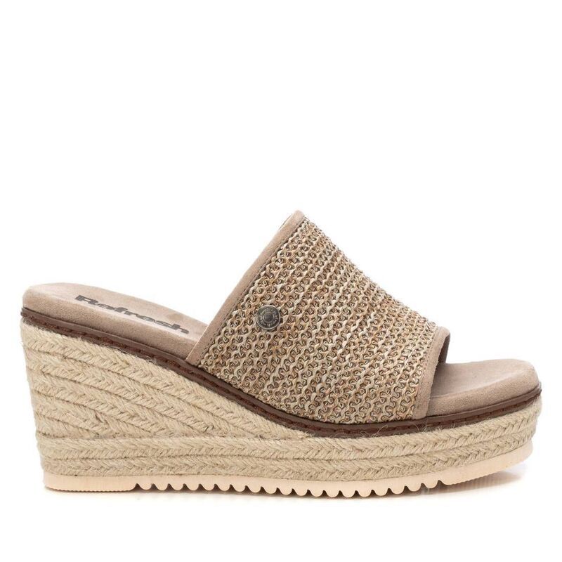 リフレッシュ レディース シューズ サンダル Refresh By Xti Womens Wedge Sandals 172649 Taupe トープ