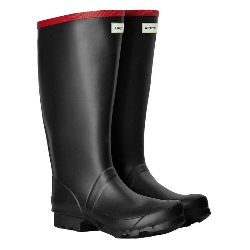 ハンター レディース シューズ ブーツ・レインブーツ Hunter Mens Argyll Mid Cut Wellington Boots Black ブラック