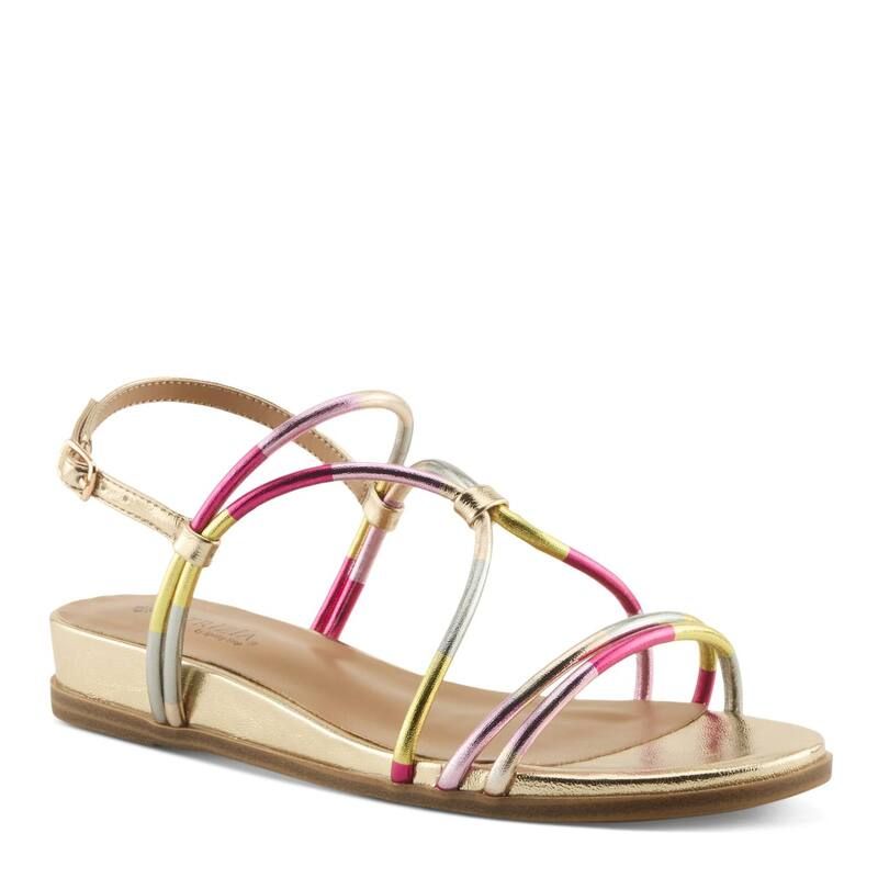 パトリシア レディース シューズ サンダル Patrizia Pandya Womenstrappy Slingback Wedge Sandalsoft Gold Multi ゴールド 16,410円