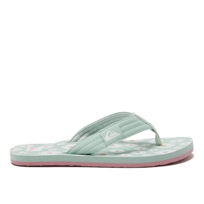 クイックシルバー レディース シューズ サンダル Quiksilver Kids Foundation Sport Slide Sweet Mint White ホワイト