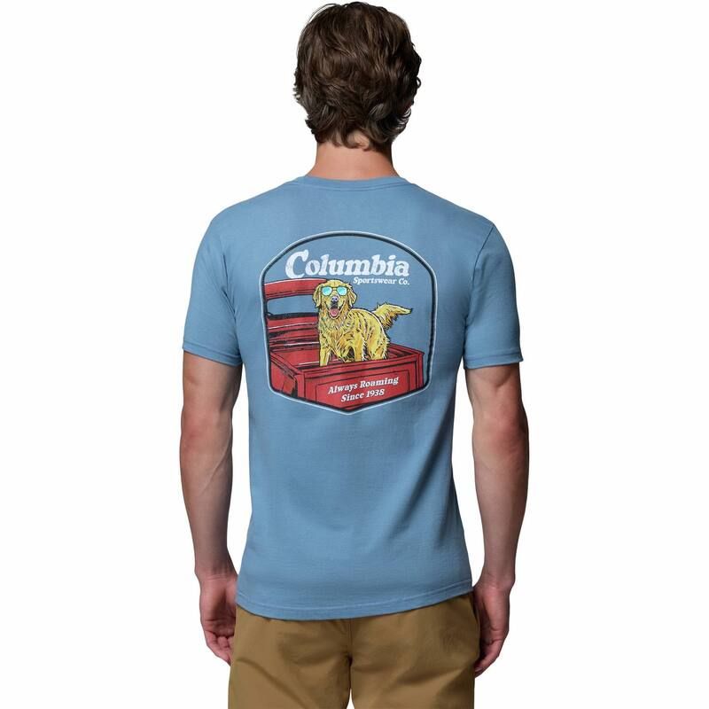 コロンビア レディース トップス Tシャツ グラフィック Mens Columbia Graphic Tee Grey グレー