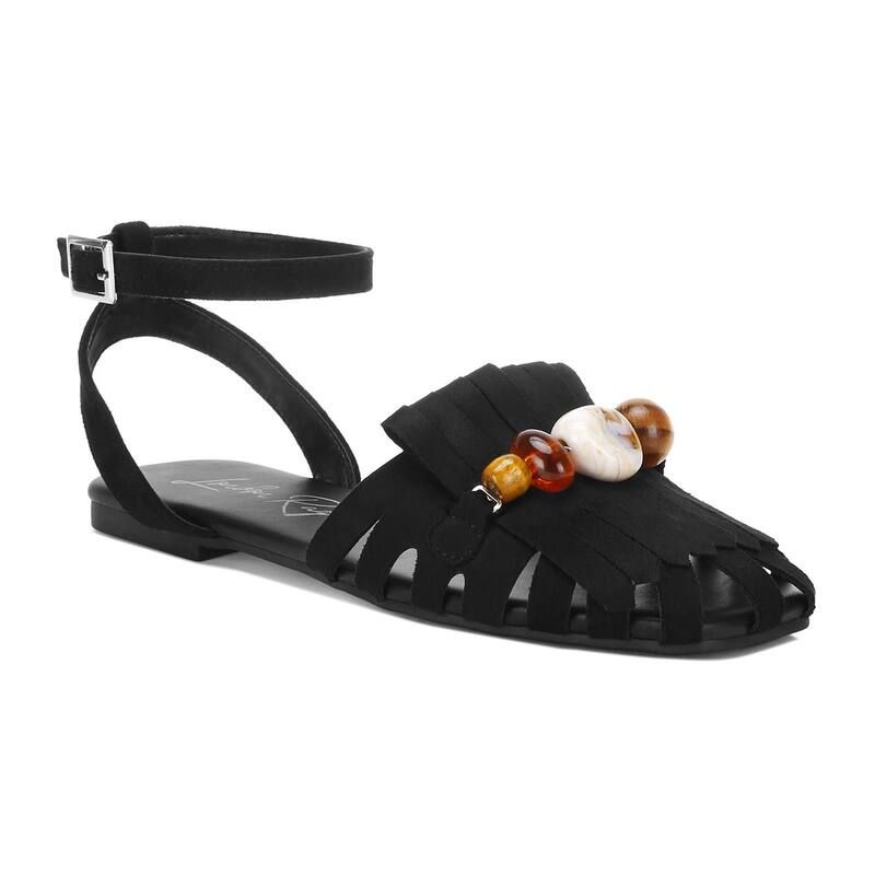 ロンドンラグ レディース シューズ サンダル London Rag Corvina Womenslingback Flat Sandals Black ブラック