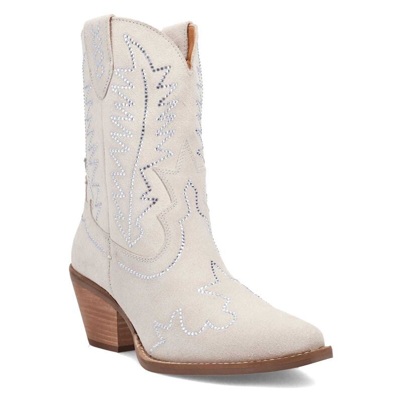 ディンゴ レディース シューズ ブーツ・レインブーツ スエード アンクル Dingo Tiny Pony Womensuede Cowgirl Ankle Boots White ホワイト