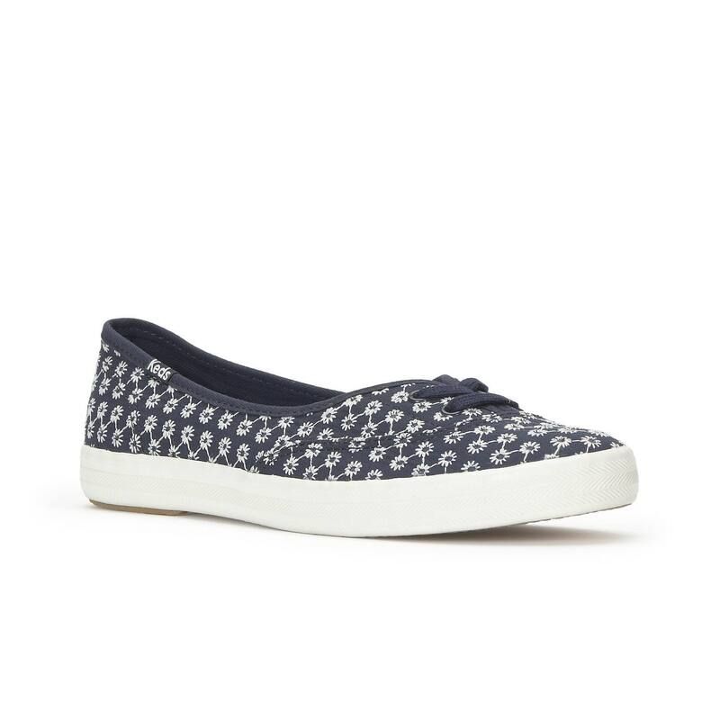 ケッズ レディース シューズ スニーカー ミニ Keds The Mini Daisy Eyelet WomenslipOn Casual Sneakers Navy ネイビー