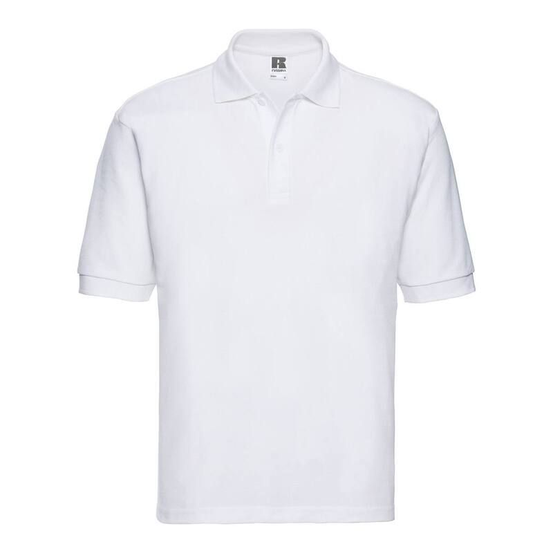 ラッセルアスレチック レディース トップス Tシャツ ポロシャツ コットン Russell Athletic Russell Mens Polycotton Pique Polo Shirt White ホワイト